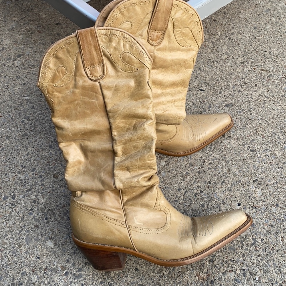 Steve Maddem leather cowboy boots GREAT CONDITION!!!